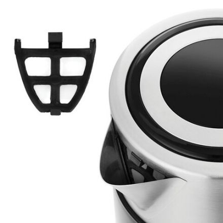 Чайник KITFORT КТ-660-2, 1,7 л, 2200 Вт, закрытый нагревательный элемент, ТЕРМОРЕГУЛЯТОР, двойные стенки, черный Чайник KITFORT КТ-660-2, 1,7 л, 2200 Вт, закрытый нагревательный элемент, ТЕРМОРЕГУЛЯТОР, двойные стенки, черный