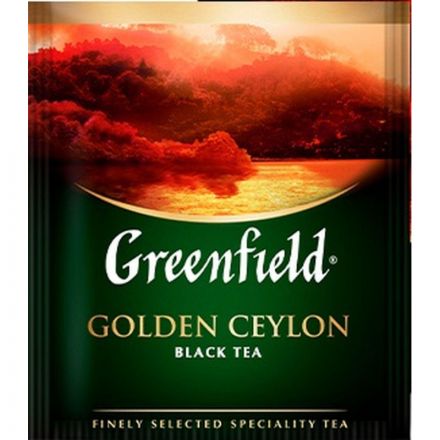 Чай Greenfield Golden Ceylon черный фольгир.100пак/уп 0581-09