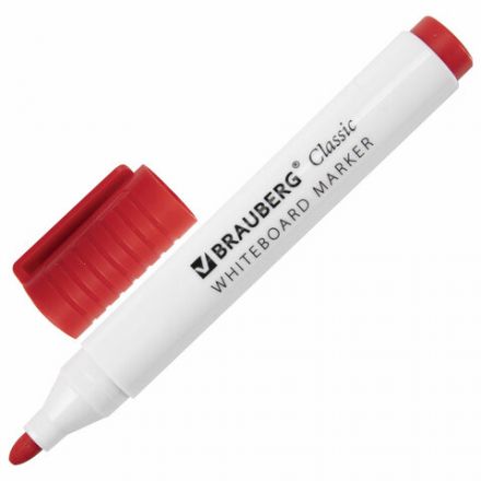 Маркеры стираемые для белой доски НАБОР 4 ЦВЕТА, BRAUBERG "CLASSIC", 3 мм, с клипом, 152117 Маркеры стираемые для белой доски НАБОР 4 ЦВЕТА, BRAUBERG "CLASSIC", 3 мм, с клипом, 152117