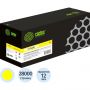 Картридж лазерный Cactus TN328Y CS-TN328Y для Konica Minolta, жёлтый