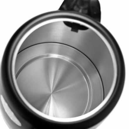 Чайник BRAYER BR1017, 1,7 л, 2200 Вт, закрытый нагревательный элемент, сталь, черный Чайник BRAYER BR1017, 1,7 л, 2200 Вт, закрытый нагревательный элемент, сталь, черный