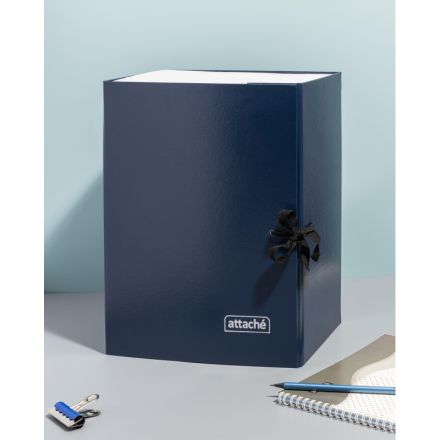 Папка архивная складная ATTACHE,150 мм,синий Папка архивная складная ATTACHE,150 мм,синий