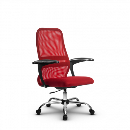 Кресло Метта SU-CM-8P красное/красное Ch