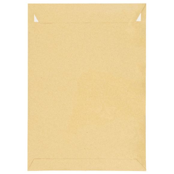 Пакет почтовый С4, Курт и К, 229*324мм, коричневый крафт, отр. лента, 90г/м2