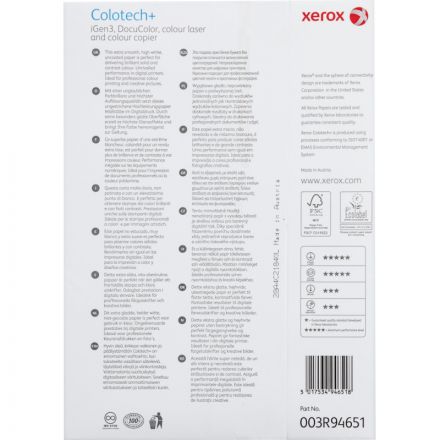 Бумага для цв.лазер.печ. Xerox Colotech + ( A4, 120 г/кв.м, 500)