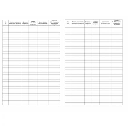 Журнал регистрации вводного противопожарного инструктажа КЖ 1556 Журнал регистрации вводного противопожарного инструктажа КЖ 1556