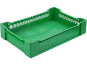 Ящик 600х400х135  дно сплошное  зелёный