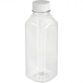 Бутылка проз. с крышкой 0,5л ПЭТ d-38мм BRC, широкое горло, квадр.,120шт/уп