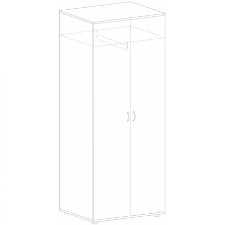 Шкаф SH_Стратегия для одежды S77 (154713) Н.Милано ср Шкаф SH_Стратегия для одежды S77 (154713) Н.Милано ср