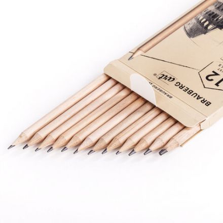 Карандаши художественные чернографитные 4H-8B, НАБОР 12 штук, BRAUBERG ART "CLASSIC", 181542 Карандаши художественные чернографитные 4H-8B, НАБОР 12 штук, BRAUBERG ART "CLASSIC", 181542