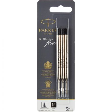 Стержень шариковый Quink Flow,1мм, черный, 3 шт 2119151 Стержень шариковый Quink Flow,1мм, черный, 3 шт 2119151