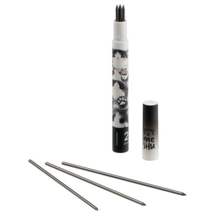 Грифели для механических карандашей MESHU, 6шт., 2,0мм, HB Грифели для механических карандашей MESHU, 6шт., 2,0мм, HB