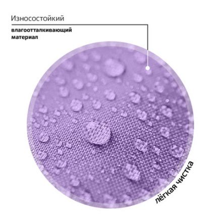 Рюкзак BRAUBERG PASTEL с термонашивками в комплекте, "Not today", сиреневый, 40х29х14 см, 273127