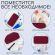Пенал-косметичка BRAUBERG, 1 отделение, органайзер, полиэстер, 22x11,5x6 см, винный, 270845