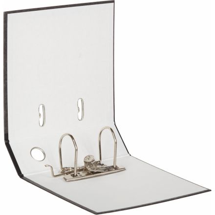 Папка-регистратор Attache формат А5 75 мм мрамор черная