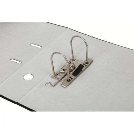 Папка-регистратор с арочн.мех.Комус Экономи 80мм,черн,ПБП1,карм.кор.,мет.уг Папка-регистратор с арочн.мех.Комус Экономи 80мм,черн,ПБП1,карм.кор.,мет.уг