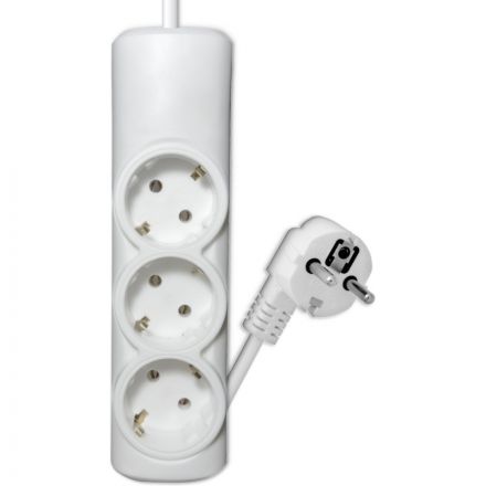 Удлинитель PROGIX PG322 3р/5м/3,5кВт/16А заземление, белый, ПВС 3х1.5