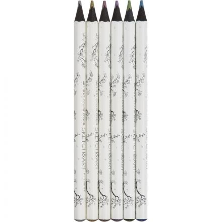 Набор карандашей СКЕТЧ-КАРАН.SKETCH&ART,УТОЛЩ,4 ММ,МЕТАЛЛИК,6 ЦВ,30-0118/01