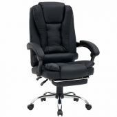 Кресло офисное CROMEX (КРОМЕКС) "Chill MS-005", с функцией вибромассажа, подножка, экокожа, черное, 532958 Кресло офисное CROMEX (КРОМЕКС) "Chill MS-005", с функцией вибромассажа, подножка, экокожа, черное, 532958