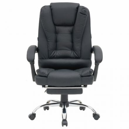 Кресло офисное CROMEX (КРОМЕКС) "Chill MS-005", с функцией вибромассажа, подножка, экокожа, черное, 532958 Кресло офисное CROMEX (КРОМЕКС) "Chill MS-005", с функцией вибромассажа, подножка, экокожа, черное, 532958