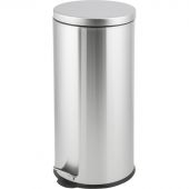 Ведро мусорное с педалью 30 л, матовое, нержавеющая сталь Ведро мусорное с педалью 30 л, матовое, нержавеющая сталь
