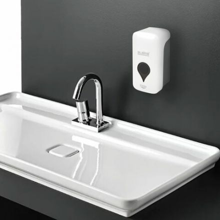 Дозатор для жидкого мыла ULTRA LAIMA PROFESSIONAL, НАЛИВНОЙ, 0,5 л, белый, ABS-пластик, 606829 Дозатор для жидкого мыла ULTRA LAIMA PROFESSIONAL, НАЛИВНОЙ, 0,5 л, белый, ABS-пластик, 606829