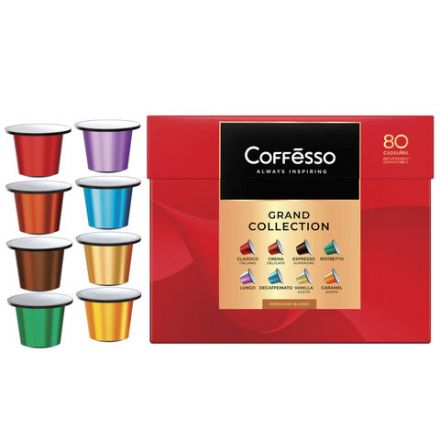 Кофе в капсулах 80 порций "Ассорти 8 вкусов" для Nespresso, COFFESSO, 101741 Кофе в капсулах 80 порций "Ассорти 8 вкусов" для Nespresso, COFFESSO, 101741