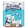 Полотенца бумажные бытовые, спайка 2 шт., 2-слойные (2х12 м), FAMILIA, 22,7x12 см, белые, 5083815 Полотенца бумажные бытовые, спайка 2 шт., 2-слойные (2х12 м), FAMILIA, 22,7x12 см, белые, 5083815