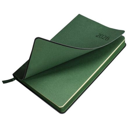 Ежедневник датированный 2026 А5 138x213 мм, BRAUBERG "Stylish", под кожу, гибкий, зеленый, 117102 Ежедневник датированный 2026 А5 138x213 мм, BRAUBERG "Stylish", под кожу, гибкий, зеленый, 117102