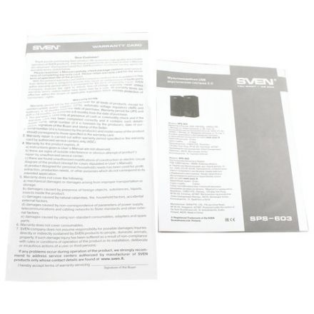 Колонки компьютерные SVEN SPS-603, 2.0, 2х3 Вт, дерево, черные, SV-015183 Колонки компьютерные SVEN SPS-603, 2.0, 2х3 Вт, дерево, черные, SV-015183