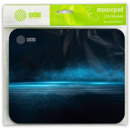 Коврик для мыши Cactus CS-MP-P03XS Dark Sea Мини черный 220x180x2мм