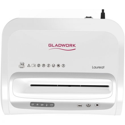 Уничтожитель документов Gladwork Laureat P-25HCD, 4ур.секр., 22 лист, 27л Уничтожитель документов Gladwork Laureat P-25HCD, 4ур.секр., 22 лист, 27л