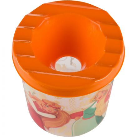 Емкость для воды КОМУС Три богатыря стакан-непролив одинар с крышк девочки Емкость для воды КОМУС Три богатыря стакан-непролив одинар с крышк девочки