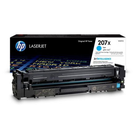 Картридж лазерный HP (W2211X) Color LJ M282/M283/M255, №207X, голубой, оригинальный, ресурс 2450 страниц Картридж лазерный HP (W2211X) Color LJ M282/M283/M255, №207X, голубой, оригинальный, ресурс 2450 страниц