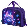 Сумка для занятий с плечевым ремнем, подкладкой BRAUBERG KIDS с ручками, 35x25x15 см, "Curious cat", 273291 Сумка для занятий с плечевым ремнем, подкладкой BRAUBERG KIDS с ручками, 35x25x15 см, "Curious cat", 273291
