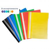 Скоросшиватель пластиковый Attache карман, А4, ассорти, 10шт/уп, 0,12/0,16 Скоросшиватель пластиковый Attache карман, А4, ассорти, 10шт/уп, 0,12/0,16