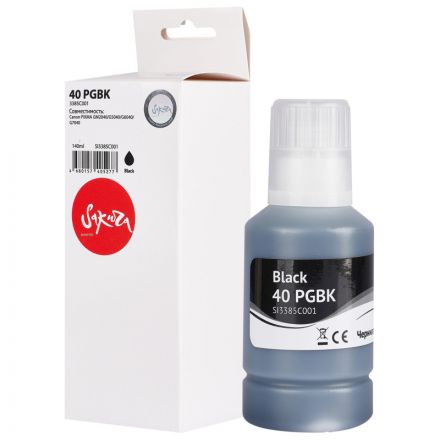 Чернила Sakura 3385C001 пиг.чер.140 мл.для Canon PIXMA G5040/G6040/G7040 Чернила Sakura 3385C001 пиг.чер.140 мл.для Canon PIXMA G5040/G6040/G7040