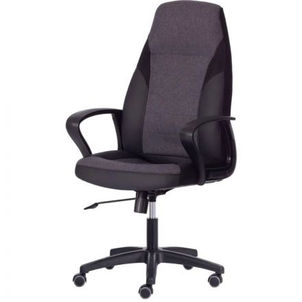 Кресло UT_Easy Chair Impreza, к/з, тк, сетка, чер/сер/мет,36-6/F68/36/TW-11 Кресло UT_Easy Chair Impreza, к/з, тк, сетка, чер/сер/мет,36-6/F68/36/TW-11