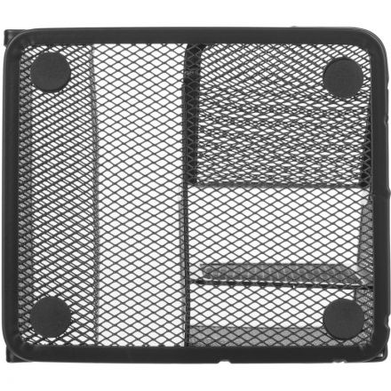 Подставка для письменных принадлежностей и писем Attache (4 секции, металлическая сетка, 145х130х128 мм, черная) Подставка для письменных принадлежностей и писем Attache (4 секции, металлическая сетка, 145х130х128 мм, черная)