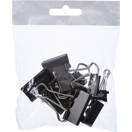 Зажимы для бумаг Attache 19/25/32 мм черные (10 штук в упаковке) Зажимы для бумаг Attache 19/25/32 мм черные (10 штук в упаковке)
