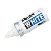 Маркер-краска Pentel "White", белый, 6,5мм, спиртовая основа, европодвес Маркер-краска Pentel "White", белый, 6,5мм, спиртовая основа, европодвес