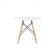 Стол обеденный SG_круглый EAMES DSW SMALL D=60, белый на дер. ножках