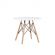 Стол обеденный SG_круглый EAMES DSW SMALL D=60, белый на дер. ножках