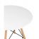 Стол обеденный SG_круглый EAMES DSW SMALL D=60, белый на дер. ножках