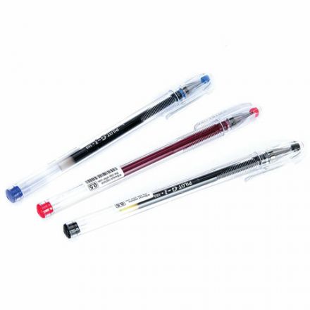 Ручка гелевая PILOT "G-1", КРАСНАЯ, корпус прозрачный, узел 0,5 мм, линия письма 0,3 мм, BL-G1-5T Ручка гелевая PILOT "G-1", КРАСНАЯ, корпус прозрачный, узел 0,5 мм, линия письма 0,3 мм, BL-G1-5T