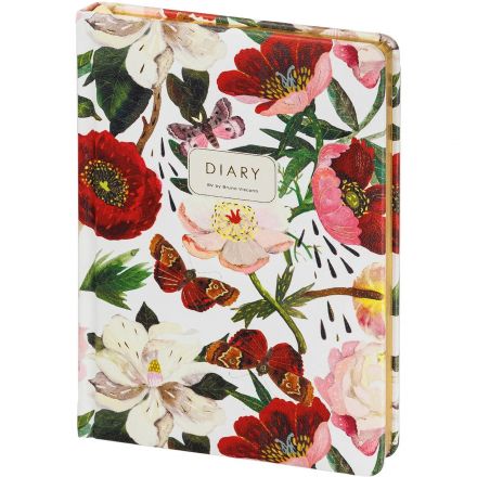 Ежедневник недатированный А5+ FLORA.Пионы 3-744/08