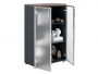 Шкаф NW 1280/2G со стеклом темный орех/антрацит Шкаф NW 1280/2G со стеклом темный орех/антрацит