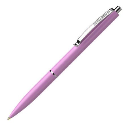 Ручка шариковая автоматическая SCHNEIDER (Германия) "K15 Pastel", СИНЯЯ, пастель ассорти, узел 1 мм, 130840