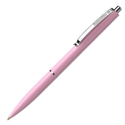 Ручка шариковая автоматическая SCHNEIDER (Германия) "K15 Pastel", СИНЯЯ, пастель ассорти, узел 1 мм, 130840