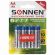 Батарейки КОМПЛЕКТ 4 шт., SONNEN Super Alkaline, АА (LR6,15А), алкалиновые, пальчиковые, блистер, 451094 Батарейки КОМПЛЕКТ 4 шт., SONNEN Super Alkaline, АА (LR6,15А), алкалиновые, пальчиковые, блистер, 451094